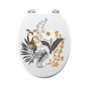 Abattant wc Déco 'Kelly' 46cm Blanc