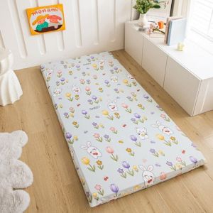 Couvre-matelas futon japonais simple avec fermeture &eacute;clair, A, 90x190 cm
