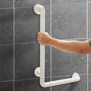 Barre d'Appui Douche de securite de soutien 40x60cm poignee Porte-serviettes pour Salle de Bain Baignoire 304 Inox - Tolletour
