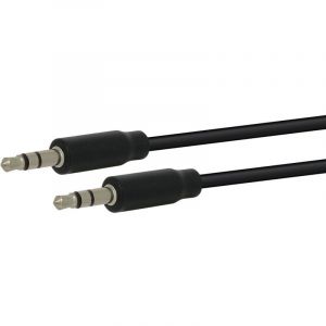 Cordon Jack &oslash; 3,5 mm m&acirc;le/m&acirc;le st&eacute;r&eacute;o 1 m&egrave;tre Fujionkyo 434640