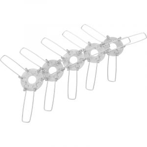 Lot de 5 Clips &agrave; Ressort M&eacute;talliques pour Abat-Jour Support de Lampe Adaptable pour Spots Encastr&eacute;s Clips de Fixation Stables et Compatibles
