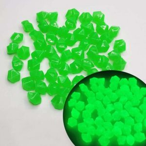 Pierre Lumineuse 300Pcs Cailloux Lumineux Galets Phosphorescents Décoratifs pour Jardin Extérieur Aquarium Passerelles Piscine Chemin Pelouse