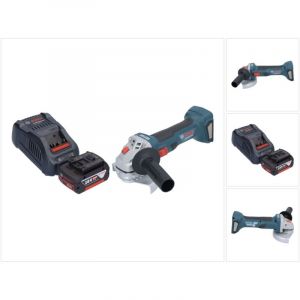 Bosch gws 18V-7 Professional Meuleuse angulaire sans fil 18 v 125 mm Brushless + 1x batterie 5,0 Ah + chargeur