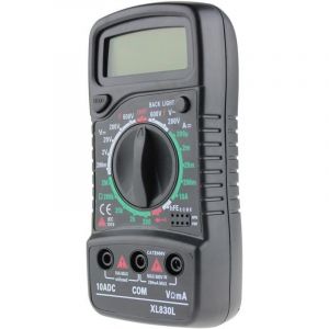 F7 1/2 ohmmètre voltmètre LCD multimètre multitesteur XL-830L numérique Portable 3 multimètre numérique Multimètre Digital Professionnel