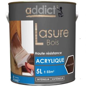 Lasure Acrylique 5 Litres Chene Rustique Addict