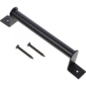 Poign&eacute;e de porte de grange de style rustique, poign&eacute;e de porte noire, poign&eacute;e de porte d'entr&eacute;e, poign&eacute;e de meuble, poign&eacute;e de porte en m&eacute;tal,