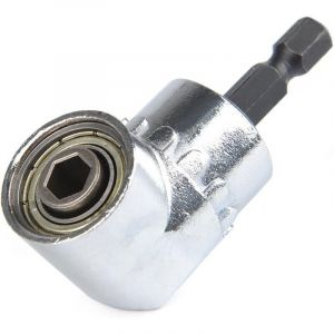 Tournevis Porte-Adaptateur 105 Degrés Perceuses à Angle Droit Pilote et Tournevis Adaptateur Renvoi d'angle pour Visseuse Hexagonal 1/4 ''