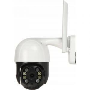 Apti ICSEE-W81SD cam&eacute;ra IP rotative blanche 4K UHD