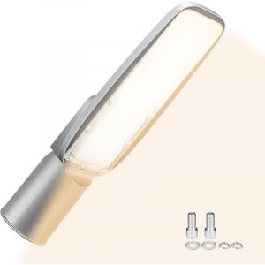 LED R&eacute;verb&egrave;res Lampadaire Exterieur, 30W 2426LM Spot LED Blanc Chaud 3000K Projecteur LEDs IP66 Lampe de S&eacute;curit&eacute; pour Jardin Patio Rue Route Garage