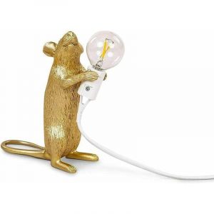 Lampe de bureau Mouse Lampe de bureau en r&eacute;sine cr&eacute;ative, lampe de chevet, lampe de lecture, lampe parfaite pour la maison et n'importe quel endroit