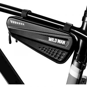 Sacoche de cadre de vélo étanche rigide, compatible tube supérieur, pour vélo de route et montagne