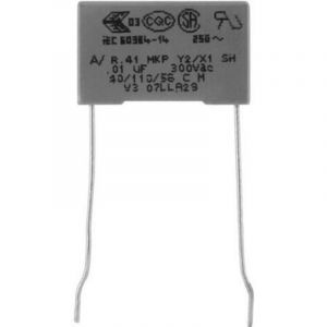 R413F147000M1M+ 1 pc(s) Condensateur anti-parasite mkp sortie radiale 4.7 nF 300 v 20 % 10 mm (l x l x h) 13 x 5 x 11 A235351 - Kemet