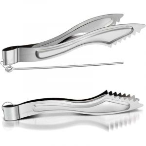 Lot de 2 Pinces &agrave; Narguil&eacute; Pince &agrave; Charbon de Narguil&eacute; en Acier Inoxydable Pince &agrave; Charbon de Narguile Chicha en M&eacute;tal avec Accessoires(163cm)