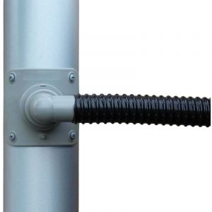 Optimo - Collecteur d'eau gris pour gouttière circulaire Pour descente circulaire 100 mm