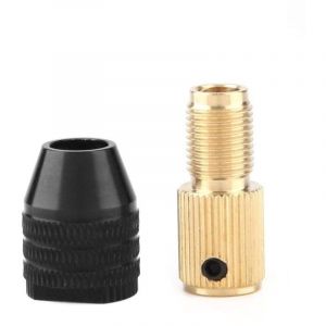 Mini Mandrin Auto-serrant, Mini Mandrin de Perceuse &agrave; Perceuse &Eacute;lectrique Capacit&eacute; de Serrage 0,3 &agrave; 3,4 mm (2MM Trou), Accessoires de Mini Perceuse