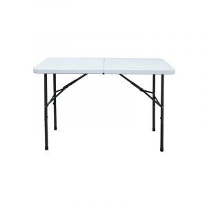 Table pliante rectangulaire en r&eacute;sine 122x60xh74 cm - talla