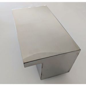 CASCADES-INOX Lame d'eau Chute Droite encastr&eacute;e &agrave; sceller dans Un Mur Largeur 50CM INOX316
