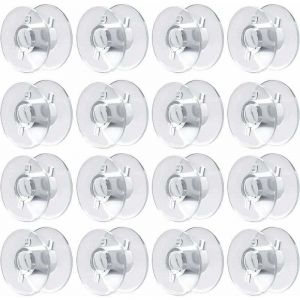 ZVD 60 Pcs Canette Machine a Coudre Bobines pour Machine &agrave; Coudre Canette Plastique Canettes Machine &agrave; Coudre pour Brother Singer Kenmore Janome la