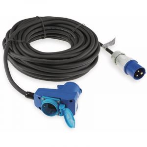 Rallonge CEE CHILITEC 16A/3600W, 3 p&ocirc;les, 25 m