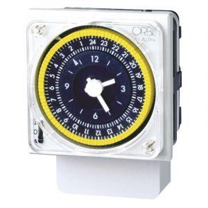 Orbis Zeitschalttechnik - Interrupteur horaire pour rail alpha qrs OB270323 230 v/ac 1 inverseur (rt) 16 a 250 v/ac 1 pc(s) X989491