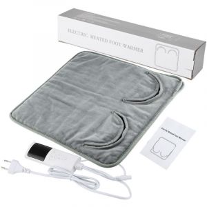 Chauffe-Pieds Electrique Chanceli&egrave;re Chauffante Coussin Chauffant 6 Modes de Chauffage 4 Minuterie Arr&ecirc;t Automatique Chauffage des pieds &Eacute;lectrique