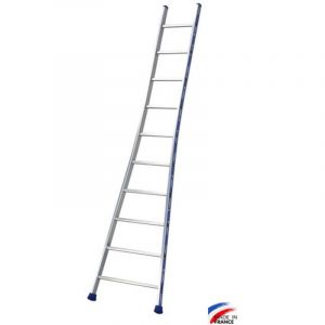 TUBESCA-Comabi - &Eacute;chelle Simple Aluminium Base &Eacute;vas&eacute;e Platinium - Longueur de 2m &agrave; 5m - L 2,95 m