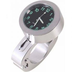 Horloge De Montage sur Guidon &eacute;tanche Montre Guidon De V&eacute;lo De Moto Universelle 7/8in -1in Glow Watch Montre De Moto Universelle Guidon De Moto