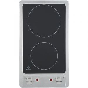 Respekta - Table de cuisson autarcique vitroc&eacute;ramique encastrable 2 plaques vitroc&eacute;ramiques