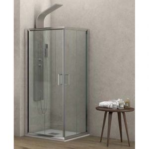 Karag - Cabine de douche new flora 100 70x70 x170 cm profilé chromé