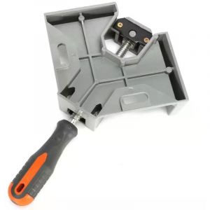 2 Pcs Serre Joint Angle 90 &deg;, Etau D'angle Alliage d'Aluminium, Pince de Soudage d'angle avec m&acirc;choire pivotante r&eacute;glable, pour Outils Menuisier,