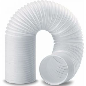 Tuyau Climatiseur Mobile, Diamtre 150mm Tuyau d'Evacuation en pvc Flexible Tube De Ventilation Longueur de 2M Universel Tuyau Kit Pour Climatiseur