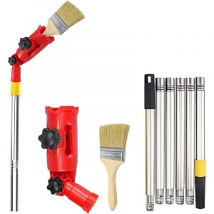 [JAMAIS UTILIS&Eacute;] Rallonge de pinceau multi-angle, pinceau de peinture, barre d'extension de peinture murale, rouleau de peinture, barre t&eacute;lescopique,