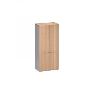 Armoire portes battantes hêtre ambré l 80 cm - Jazz