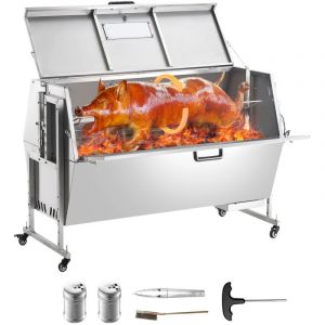 Mophorn - Gril d'agneau cochon de lait grill broche rôti grill 130 kg barbecue brochette grill (60 w) pour agneau de porc et de chèvre rôtissoire