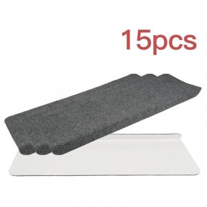 Guoyihua - 15PCS Tapis D'escalier Auto-adhésif sécurité,Tapis Marchettes D'escalier avec Adhésifs, Tapis D'escalier Anti-Glissade, Rectangulaire,