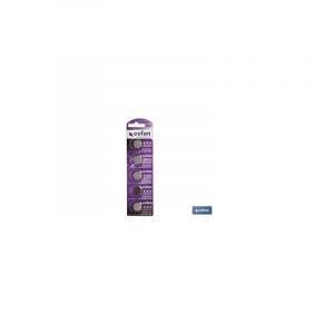 Piles bouton modèle lithium CR1616 3V (Blister de 5 unités)