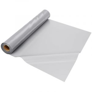 Bache en plastique tres resistante, 0,2 mm, rouleau de bache en polyethylene pour jardin, 2 x 50 m, bache protection peinture, pour pare-vapeur de