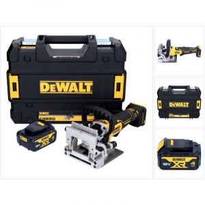 Dewalt - dcw 682 nt Brosseuse à plat sans fil 18 v 102 x 20 mm Brushless + 1x batterie 4,0 Ah + tstak - sans chargeur