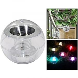 Lampe Solaire LED Flottante Boule, Lumi&egrave;re de Piscine color&eacute;e, Lumi&egrave;re pour Plein air pour Patio, Etang, Jardin, Piscine