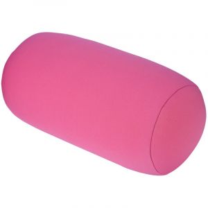 Jeffergarden Micro Mini Microbille Dos Coussin Rouleau Oreiller Voyage Maison Dormir Cou Soutien Rose