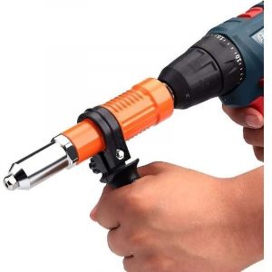 Adaptateur de pistolet rivets en m tal, kit d'adaptateur de forage pour pistolet rivets, riveteuse professionnelle, pistolet rivets lectrique sans fil