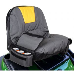 Housse de siège de tondeuse à gazon, Housse de siège de tracteur en polyester 600D Oxford avec surface de coussin rembourrée, Housse de siège durable