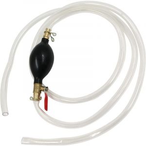 Portable Pompe de Transfert de Carburant Manuel - Pompe Manuelle Transfert Carburant Voiture portative de Tuyau d'Aspiration Siphon de pompe à