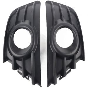 Paire de pare-chocs avant antibrouillard calandre garniture couleur noire convient pour Citroen C4 2004-2008