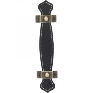 Poign&eacute;e de traction de meubles en cuir artificiel, pour valise, armoire, placard, porte d'armoire