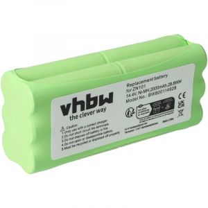 NiMH batterie 2000mAh (14.4V) pour robot aspirateur Home Cleaner robots domestiques Sichler PCR-1550M, Puppyoo V-M600, VBot T270 - Vhbw