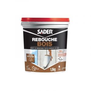Enduit de rebouchage bois Conditionnement: 1,5KG - Sader