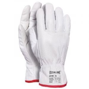Gants de travail en cuir pleine fleur blanc Industrial Starter 07139 - 10 (XL) - Blanche