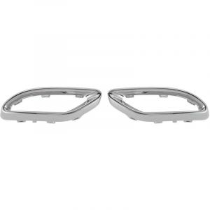 Couvercle d'embout d'&eacute;chappement chrom&eacute; brillant, garniture de remplacement pour mercedes-benz A B C E GLC classe cls W177 W247 W205 W213 X253 C257