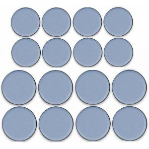 16 Pi&egrave;ces Patins de meubles en T&eacute;flon adh&eacute;sif Glisseur en Teflon Patins en T&eacute;flon pour Meubles Patins Autocollants en T&eacute;flon, 25MM X 25MM, 30MM X 30MM